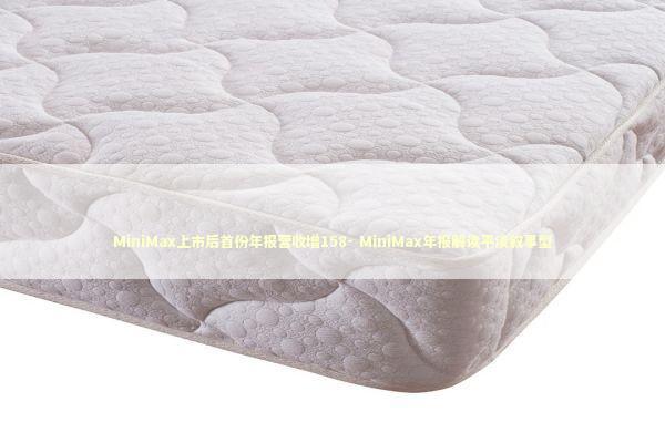 MiniMax上市后首份年报营收增158- MiniMax年报解读平淡叙事型