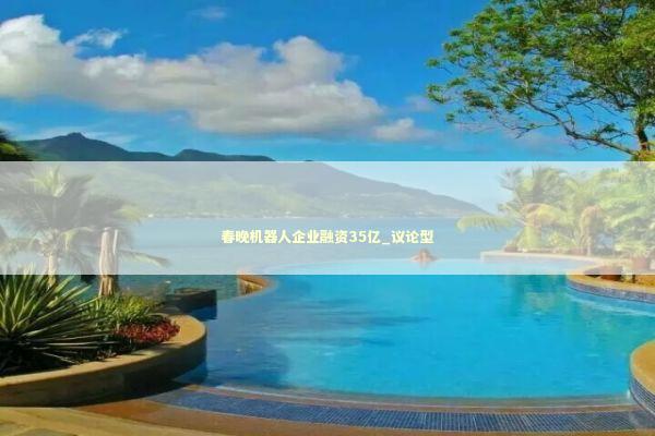 春晚机器人企业融资35亿_议论型