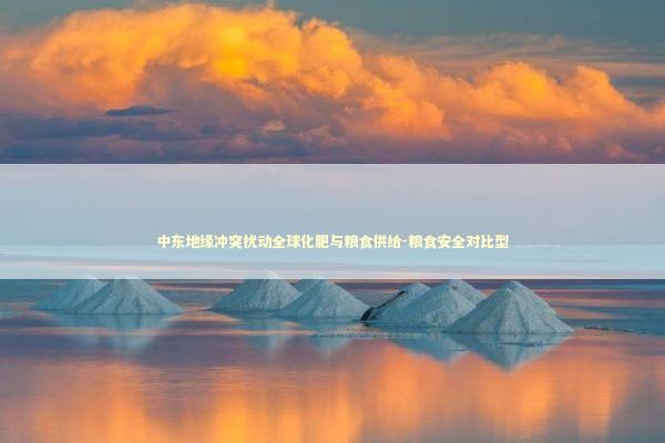 中东地缘冲突扰动全球化肥与粮食供给-粮食安全对比型 中东地缘冲突扰动全球化肥与粮食供给-粮食安全对比型 新闻