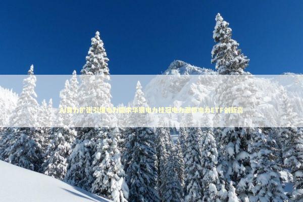 AI算力扩张引爆电力需求华银电力桂冠电力涨停电力ETF创新高