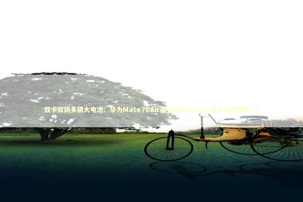 双卡双扬多摄大电池：华为Mate70Air国补后3199元立减千元再降价_2