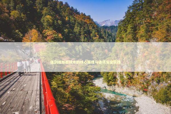 端到端加密技术的核心原理与通讯安全实践 IT技术